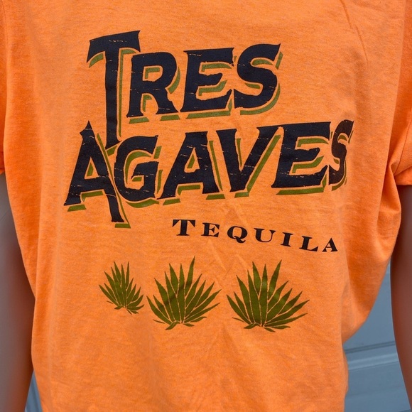 Orange Tres Agaves Tequila T-Shirt, XL - Picture 2 of 3